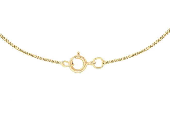 9ct Yellow Gold Cubic Zirconia Double Heart Pendant on Chain Necklace of 46cm - Image 2