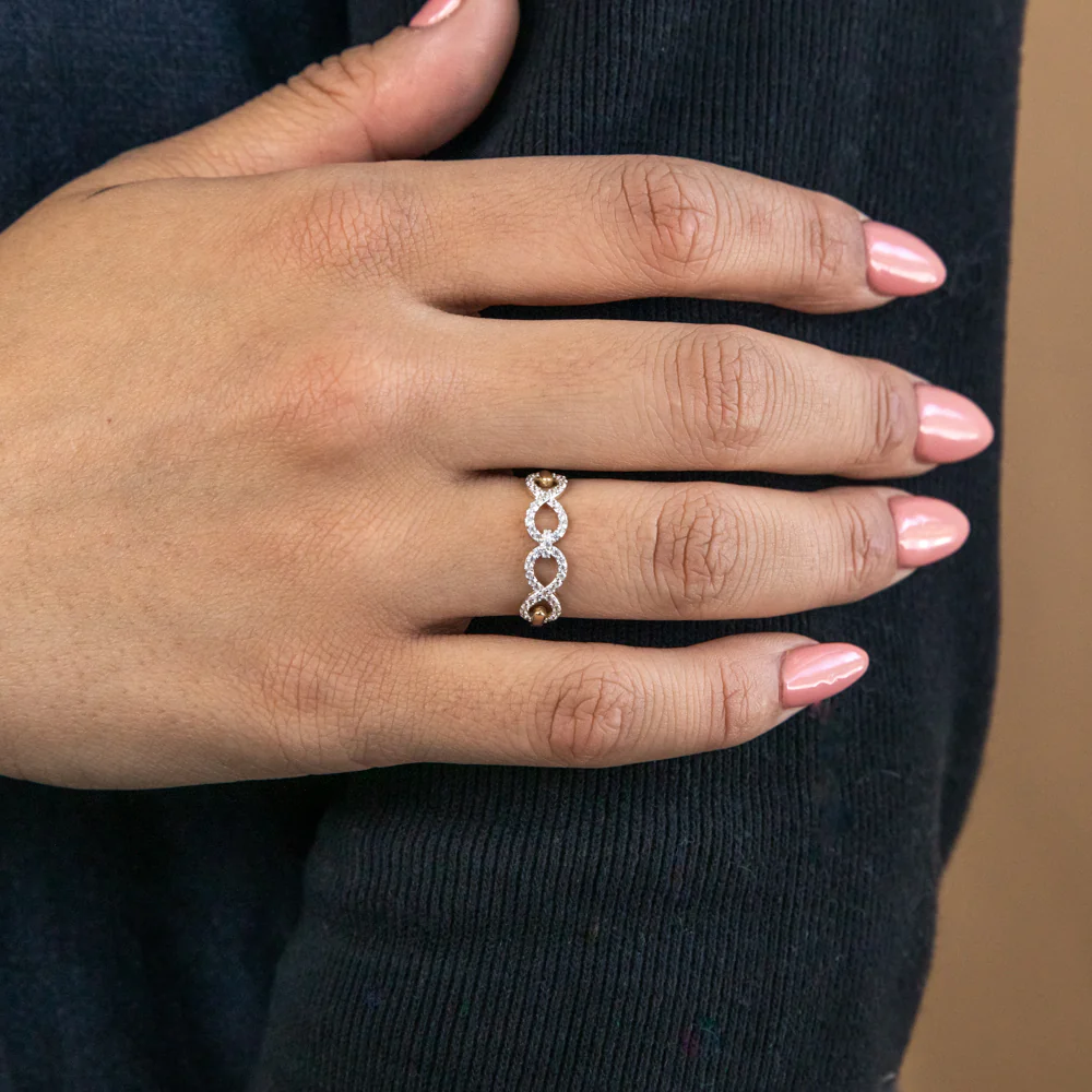 9ct Yellow Gold Cubic Zirconia Ring - Image 2