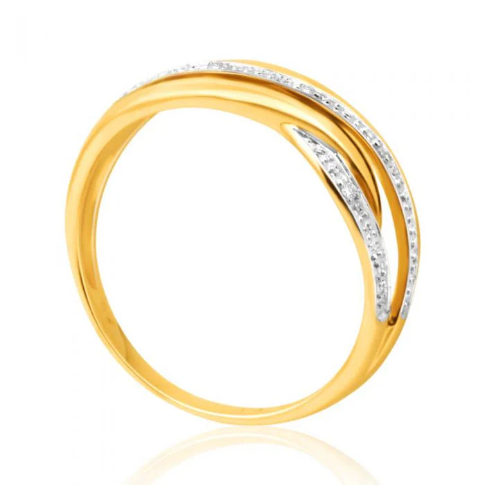 9ct Yellow Gold "Darla" Diamond Ring - Image 2