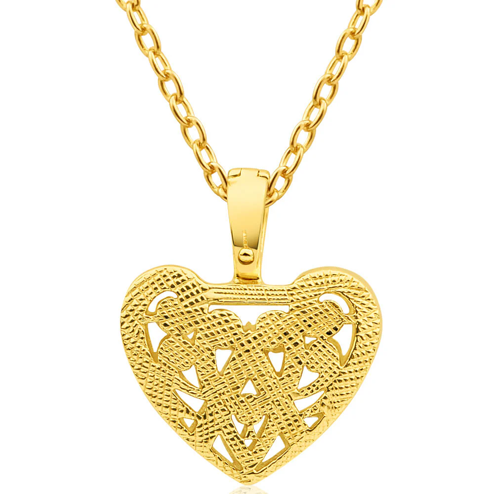 9ct Yellow Gold Delightful Diamond Pendant - Image 2