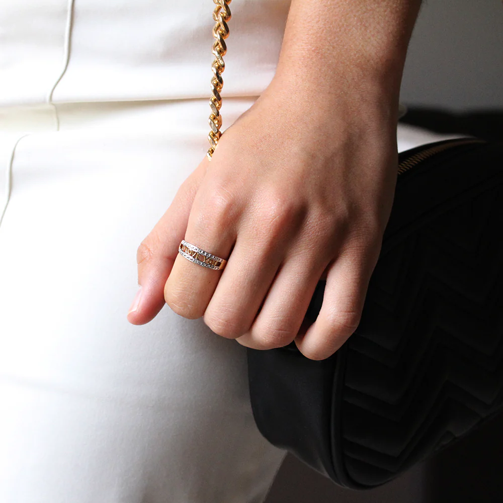 9ct Yellow Gold Diamond "I LOVE YOU" Ring - Image 3