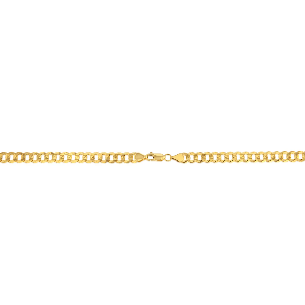 9ct Yellow Gold Extra Flat Curb 160 Gauge 60cm Chain - Image 4