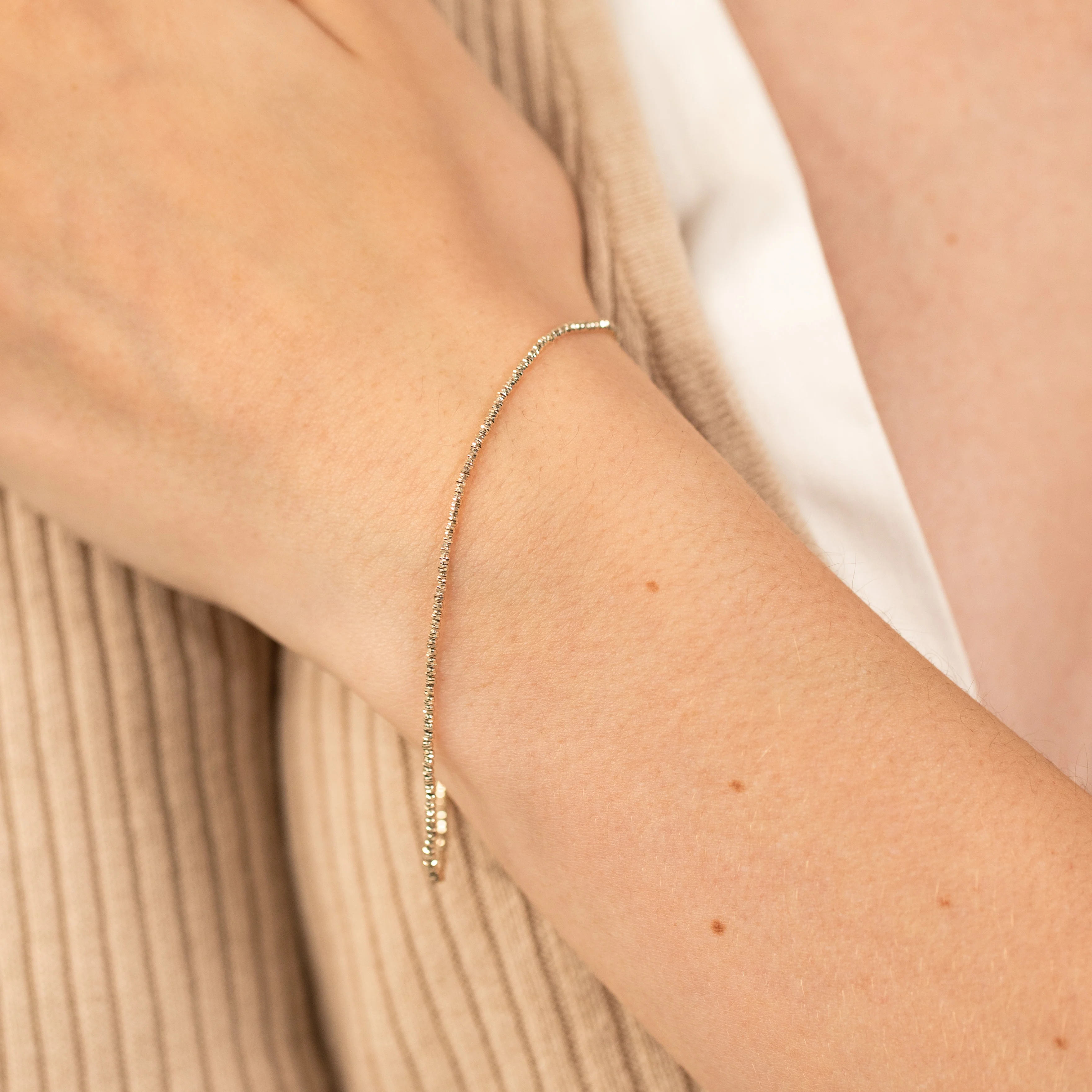 9ct Yellow Gold Fancy 19cm Bracelet - Image 3
