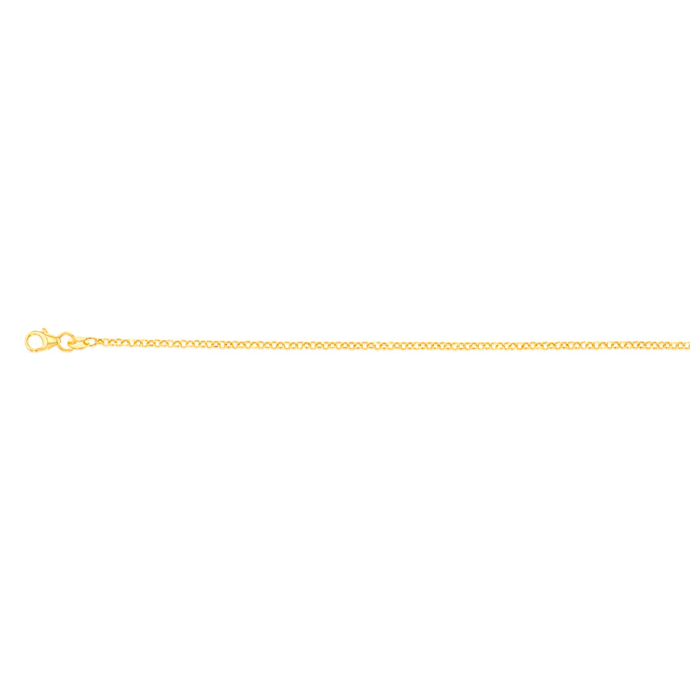 9ct Yellow Gold Fancy 19cm Bracelet - Image 2