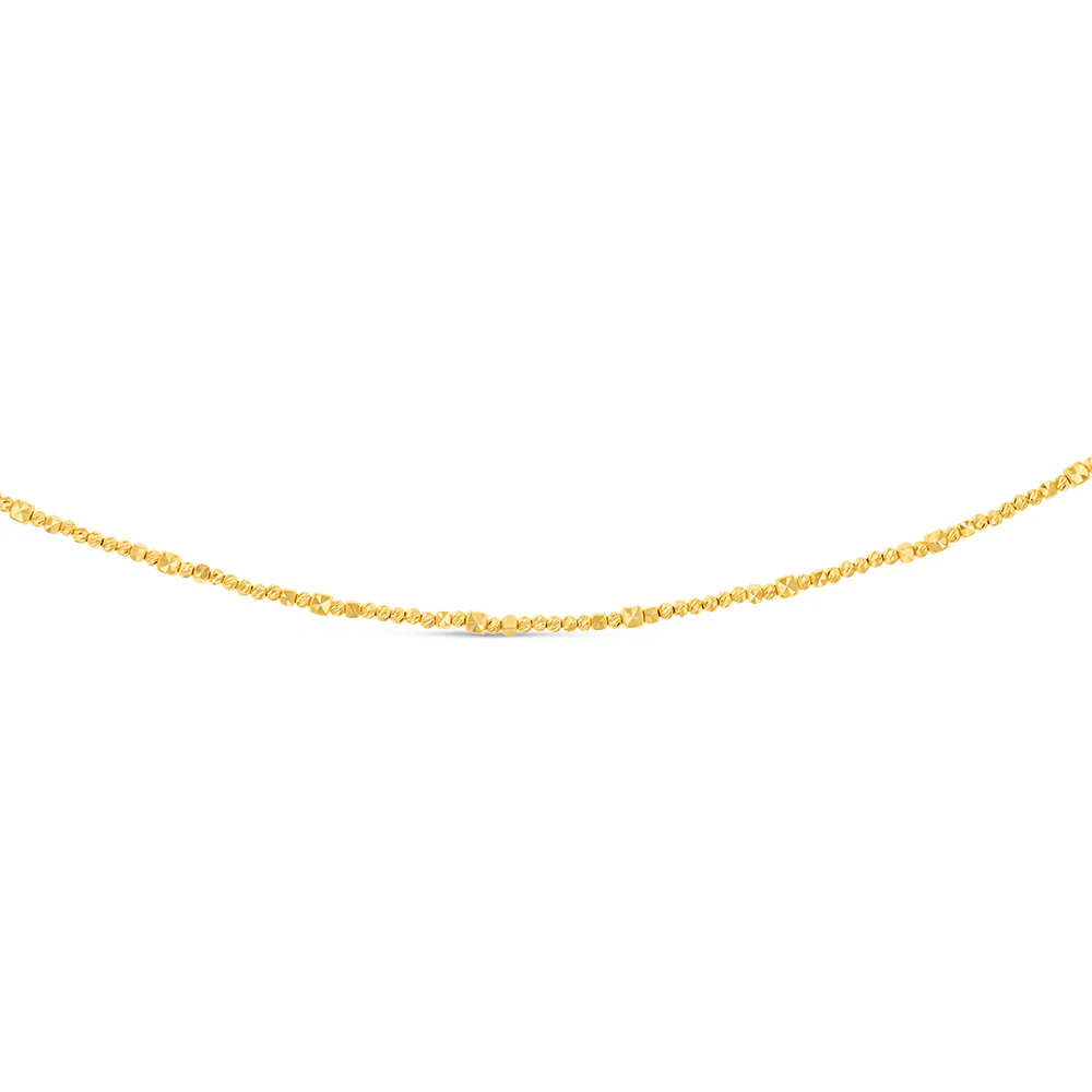 9ct Yellow Gold Fancy 45cm Chain - Image 2