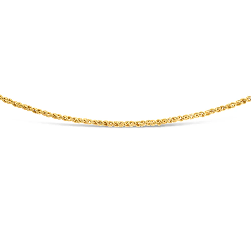 9ct Yellow Gold-Filled 45cm Rope Chain - Image 2
