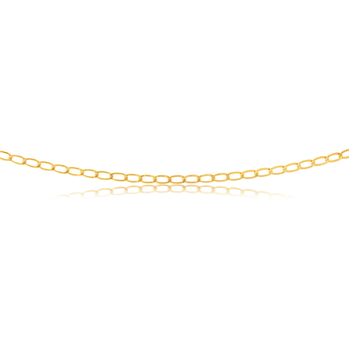 9ct Yellow Gold Filled 50cm Curb Chain - Image 2