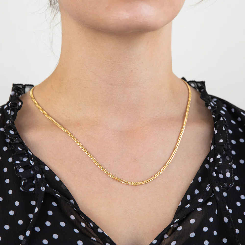9ct Yellow Gold Filled 50cm Curb Chain - Image 4