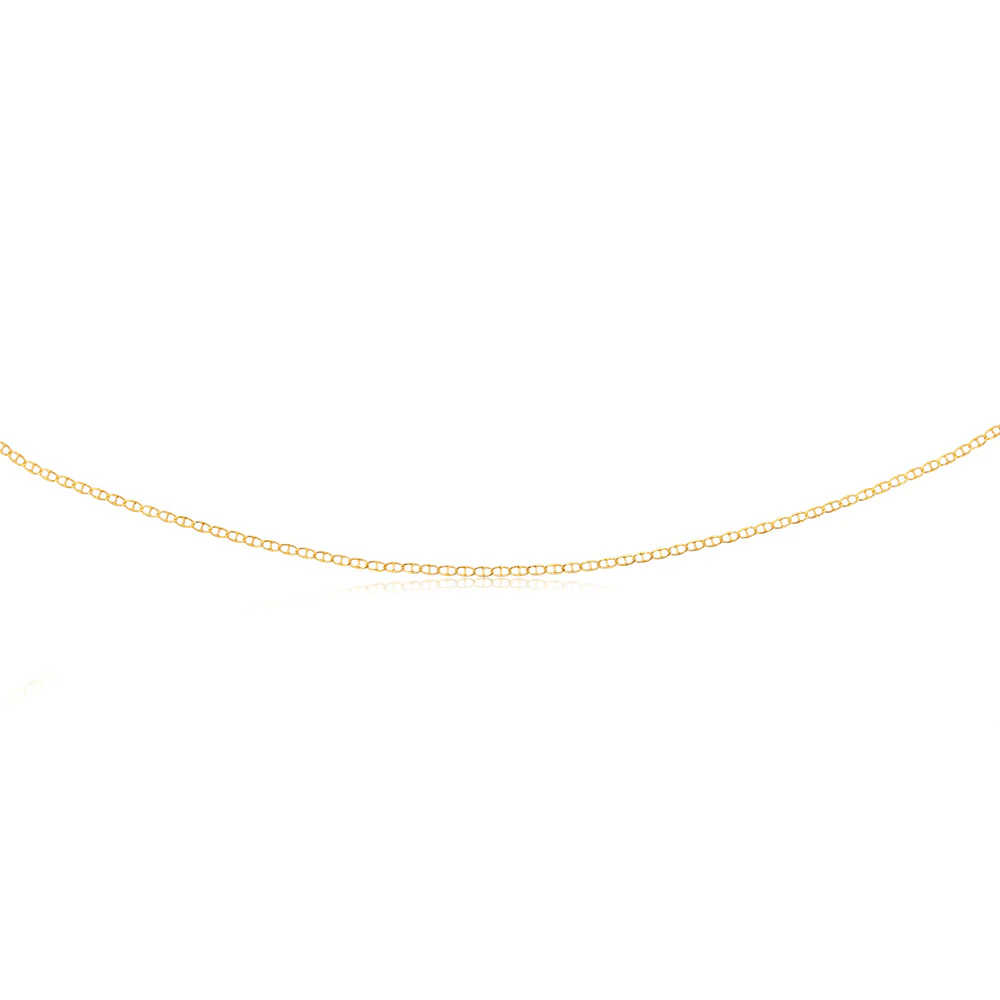 9ct Yellow Gold Filled 55cm Anchor Chain - Image 2