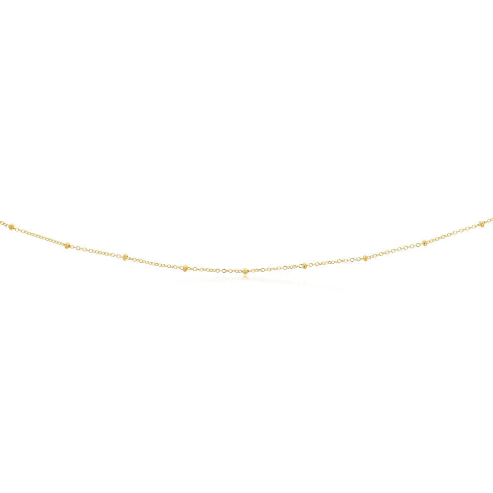 9ct Yellow Gold Fine 45cm Chain - Image 2