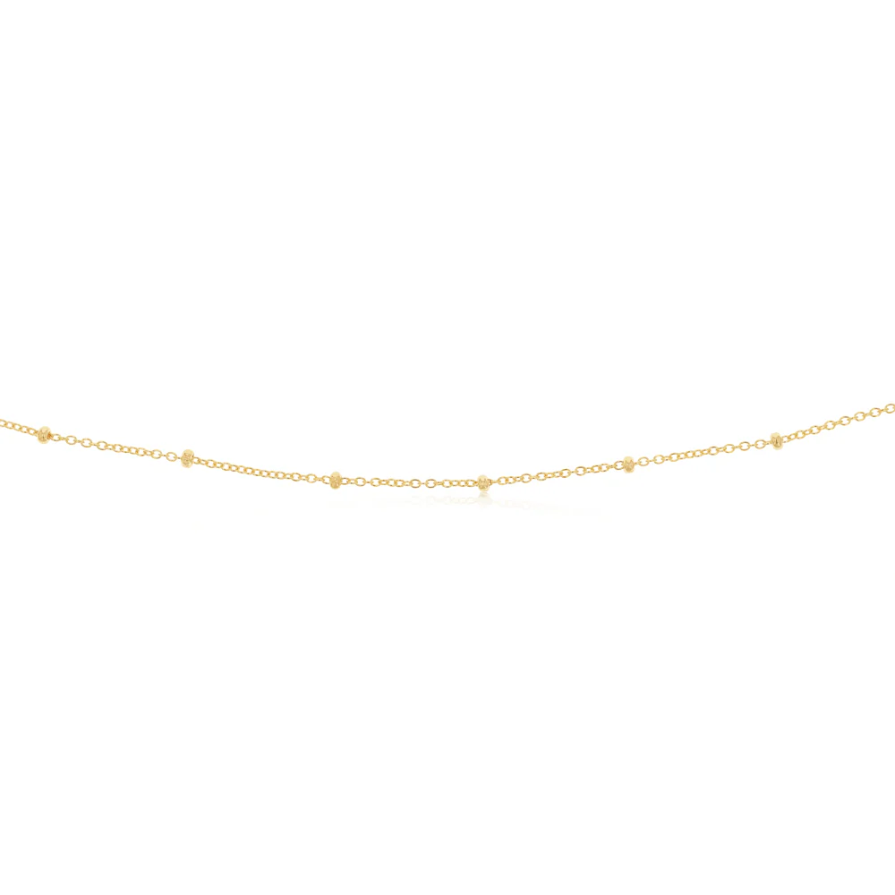 9ct Yellow Gold Fine 45cm Chain - Image 4