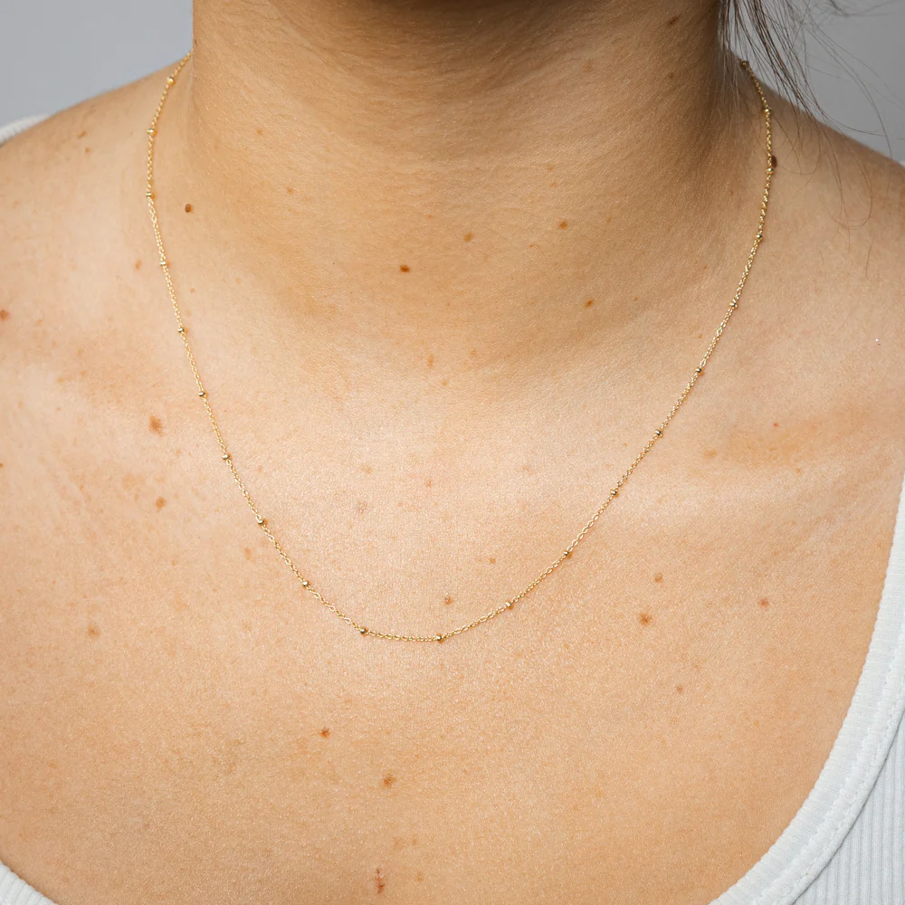 9ct Yellow Gold Fine 45cm Chain - Image 5