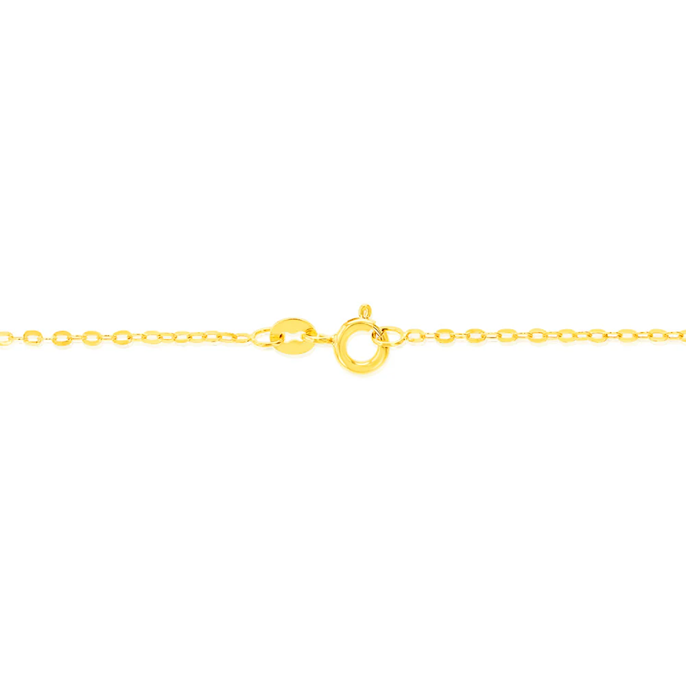 9ct Yellow Gold Fine Trace 35 Gauge 50cm Chain - Image 3