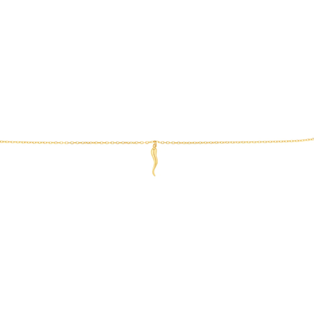 9ct Yellow Gold Horn Of Plenty 27cm Anklet - Image 3