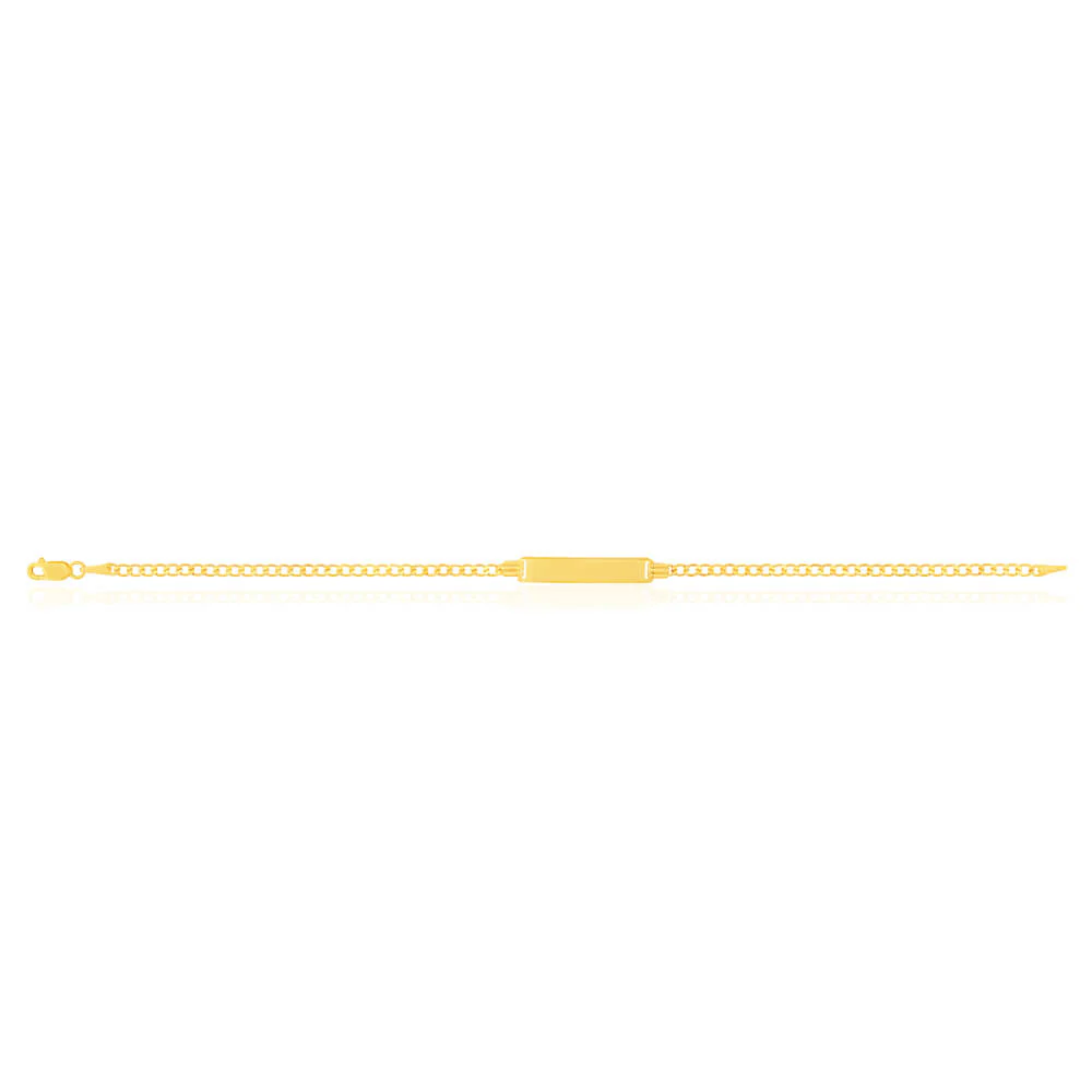 9ct Yellow Gold ID Bracelet - Image 2