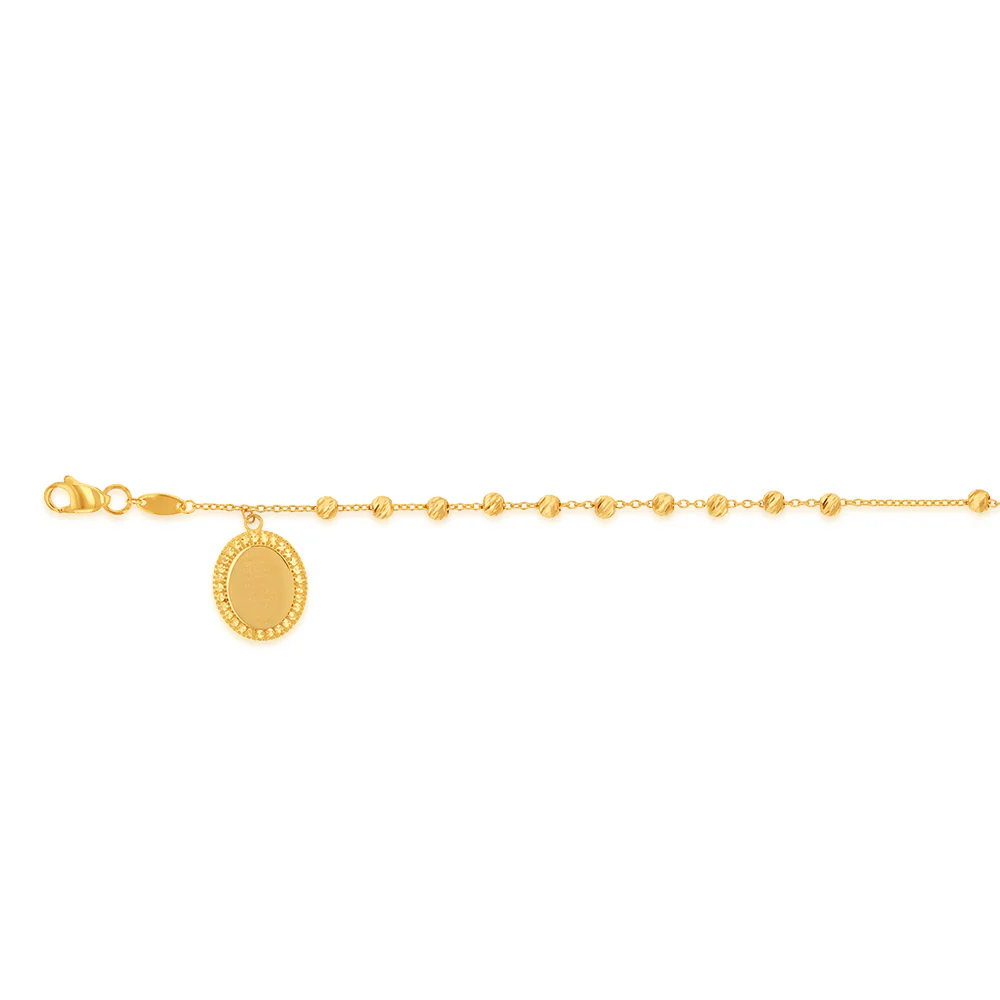 9ct Yellow Gold Islamic Rosary 19.1cm Bracelet - Image 3