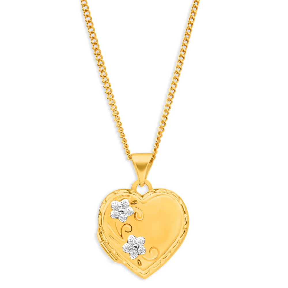 9ct Yellow Gold 'Love You Always' Heart Locket - Image 2