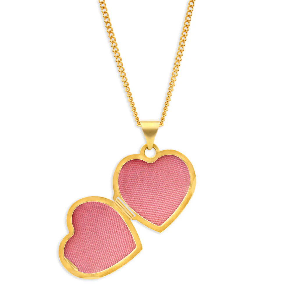 9ct Yellow Gold 'Love You Always' Heart Locket - Image 3