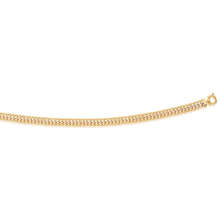 9ct Yellow Gold Mesh Chain - Image 2