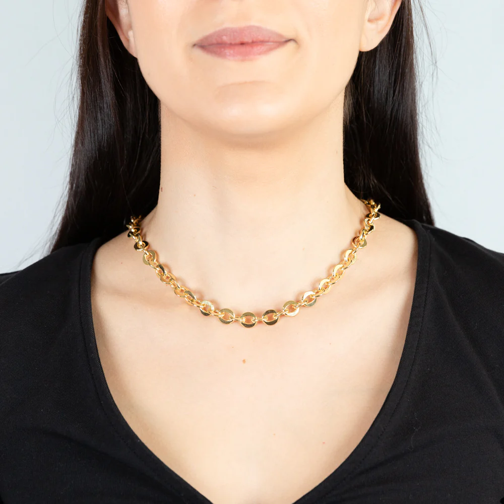 9ct Yellow Gold Silver Filled 200Gauge 45cm Chain - Image 3