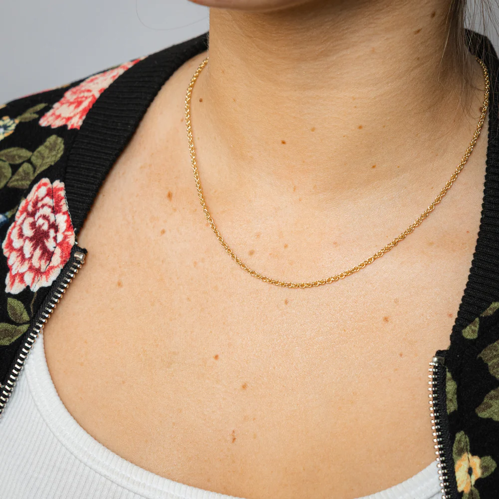 9ct Yellow Gold Silver Filled Rope Chain - Image 3