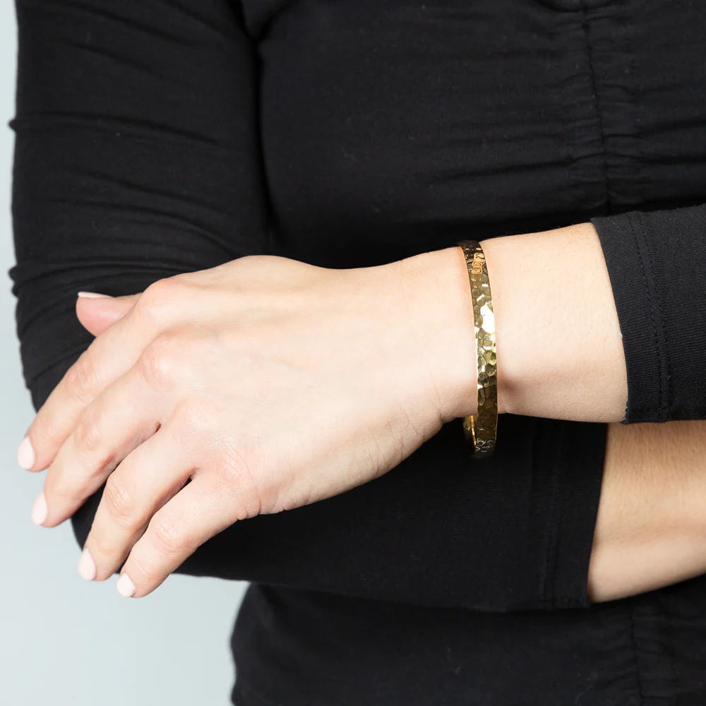 9ct Yellow Gold Silverfilled 65mm Bangle - Image 2