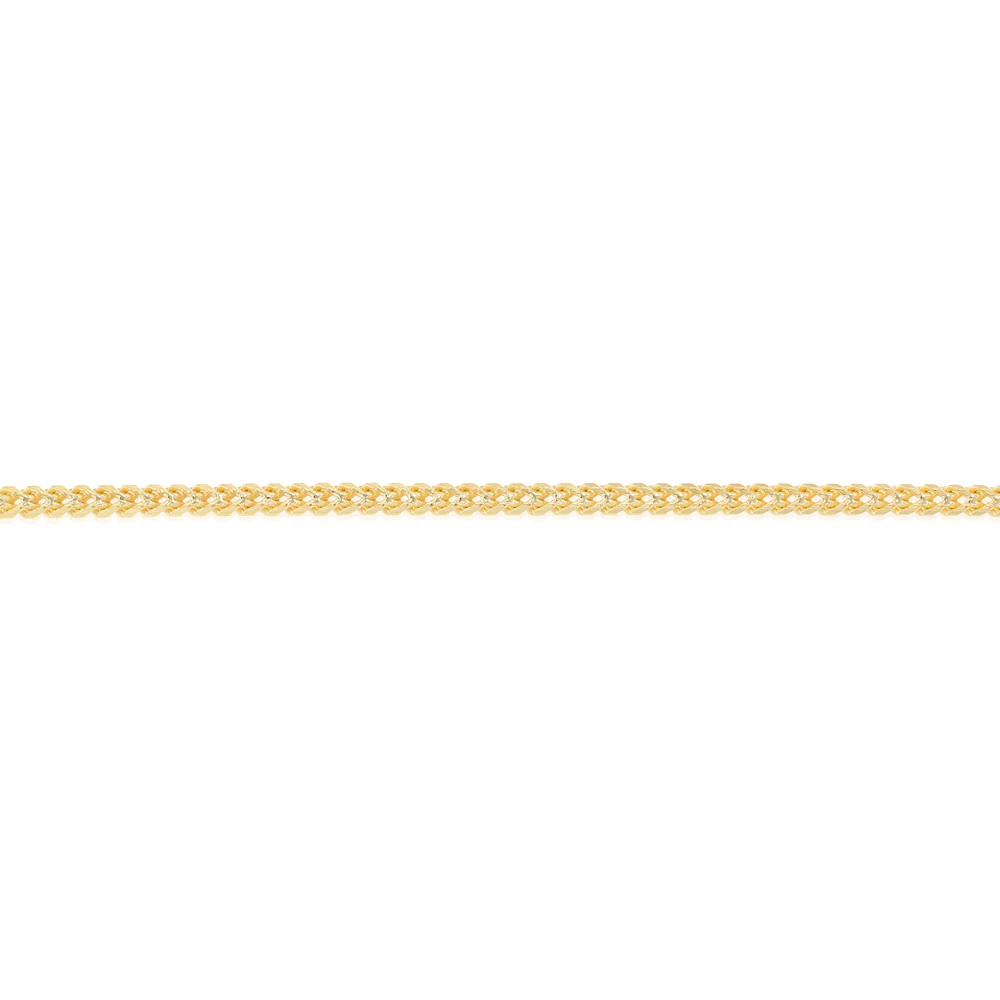 9ct Yellow Gold Snake Chain 19cm Bracelet - Image 3