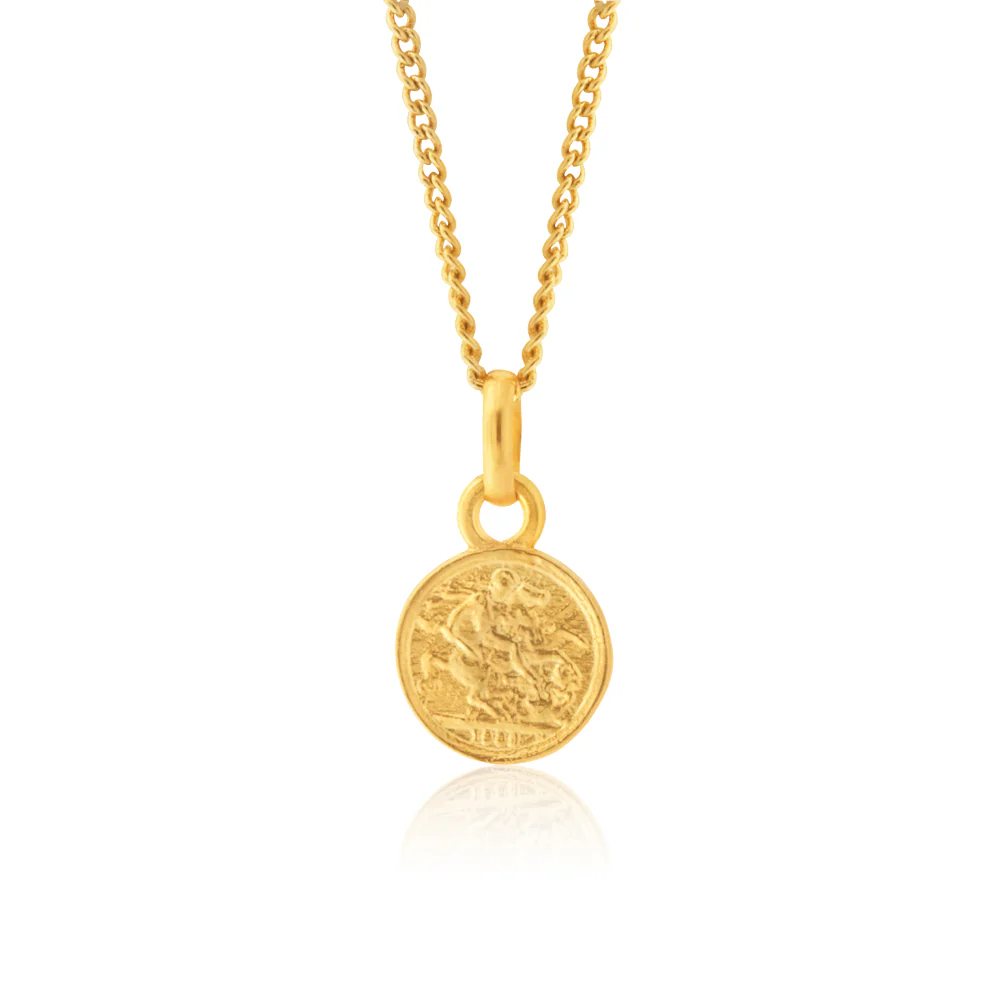 9ct Yellow Gold Sovereign Coin Pendant - Image 2