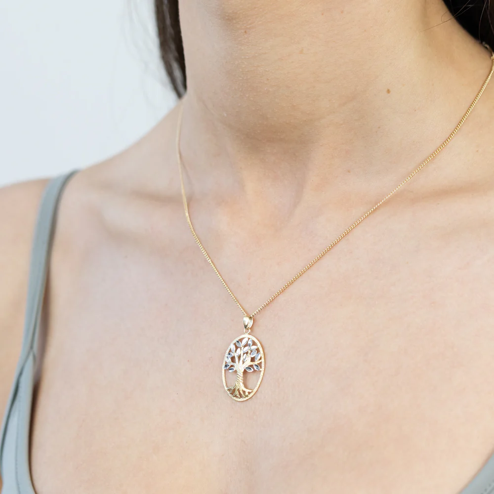 9ct Yellow Gold Tree Of Life Pendant - Image 2