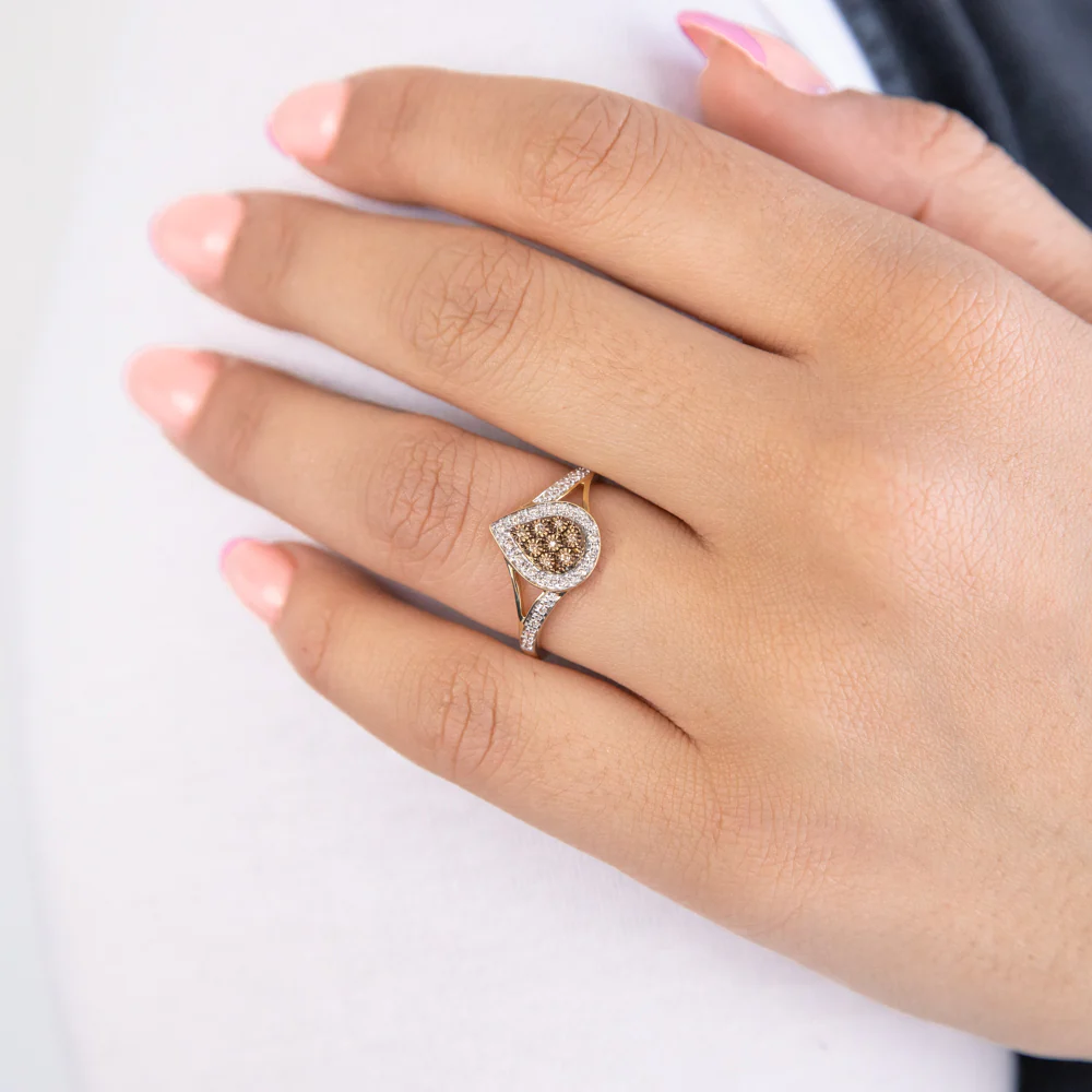 9ct Yellow Gold Western Australian Diamond Ring - Image 3