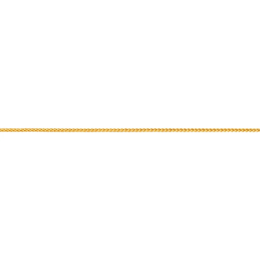 9ct Yellow Gold Wheat 45cm Chain 50 Gauge - Image 3
