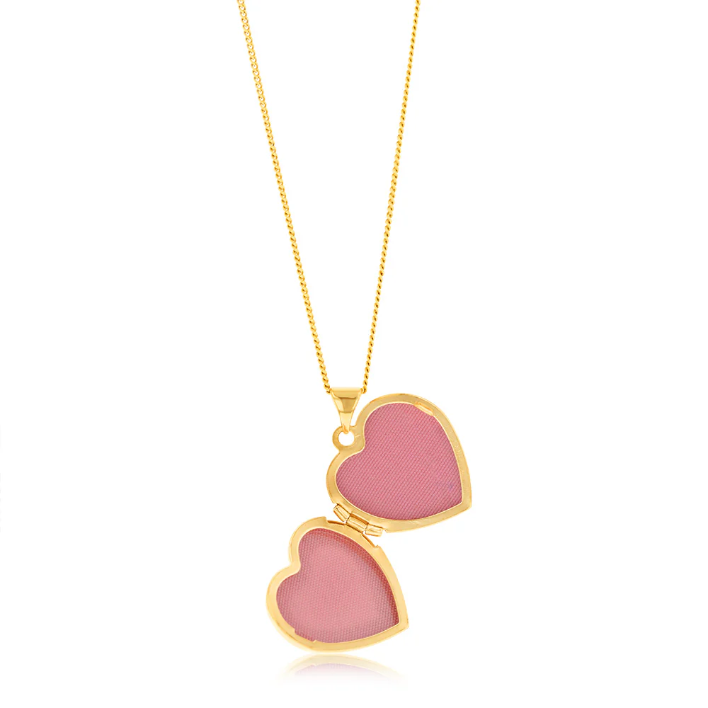 9ct Yellow Gold White Agate Mum Locket - Image 2