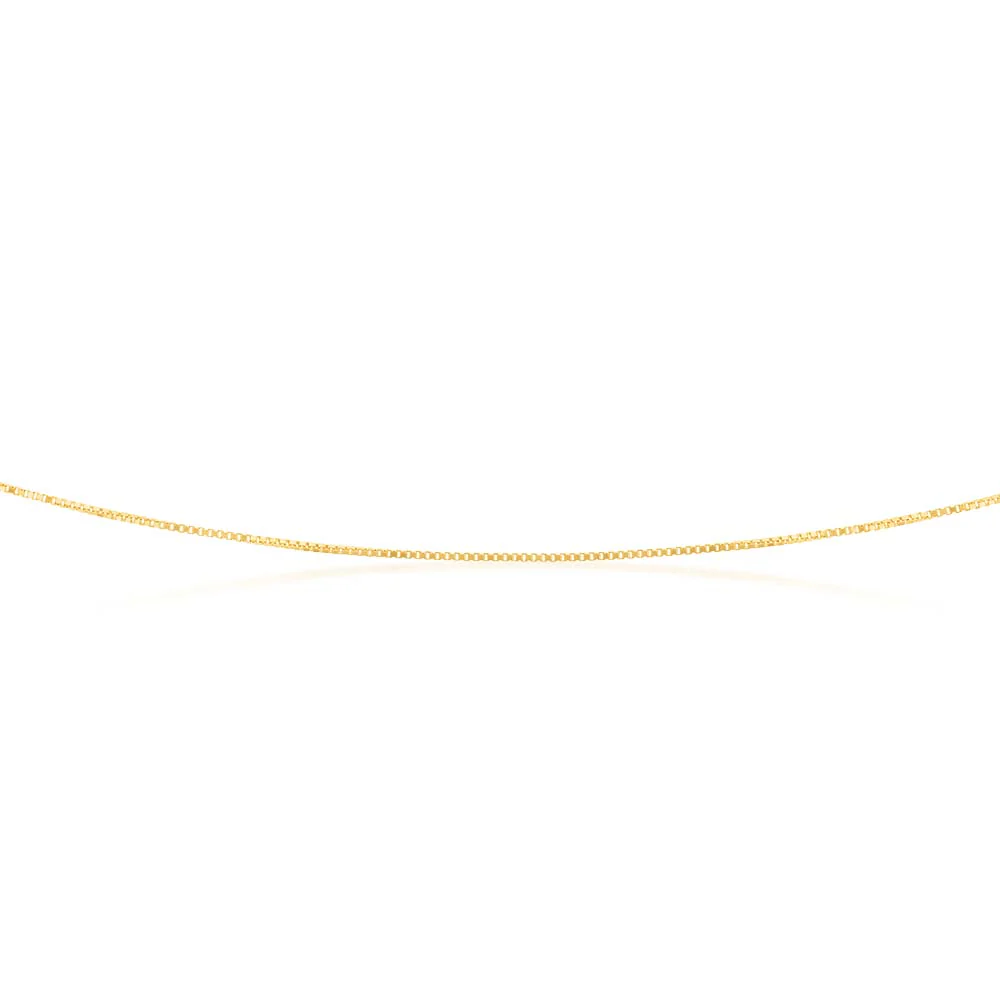 9ct Yellow Solid Gold 15 Gauge 46cm Chain - Image 2