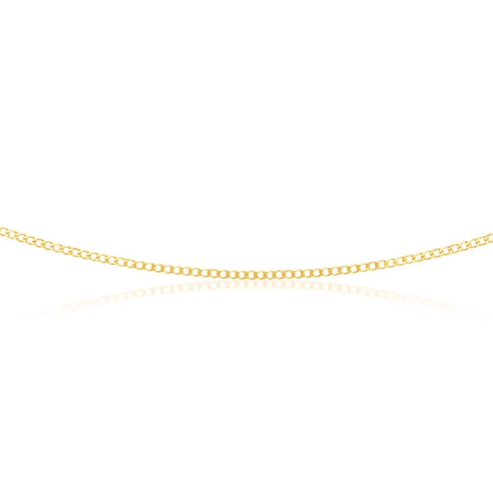 9ct Yellow Solid Gold 60 Gauge 50cm Chain - Image 2