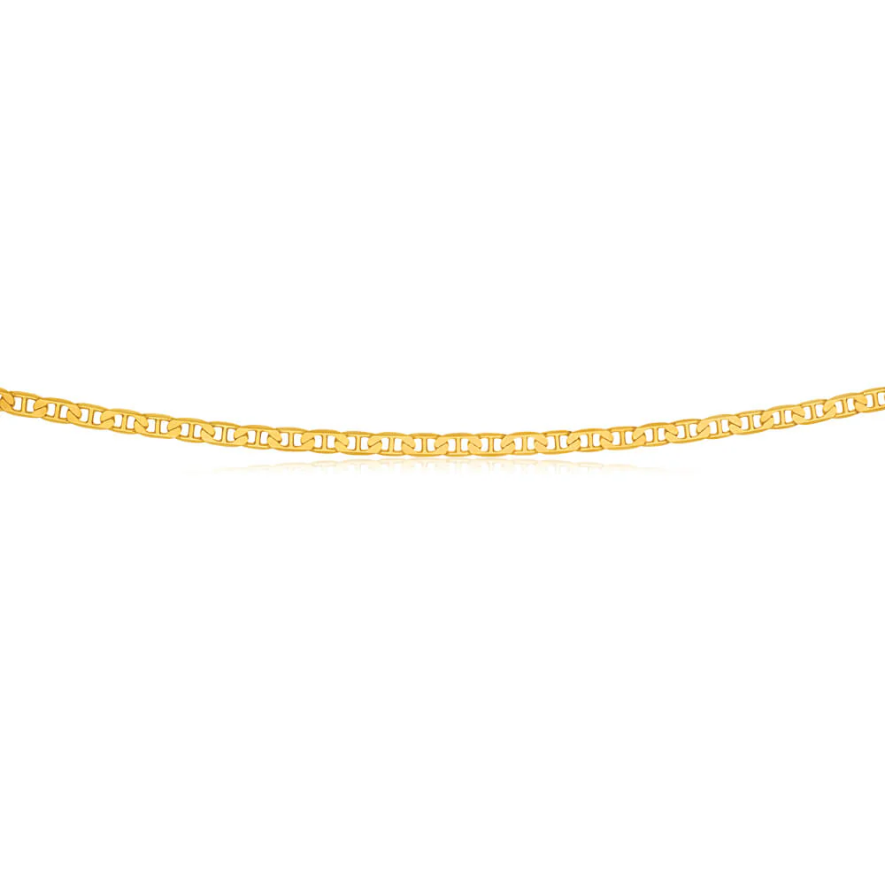 9ct Yellow Solid Gold 80 Gauge 60cm Anchor Chain - Image 2