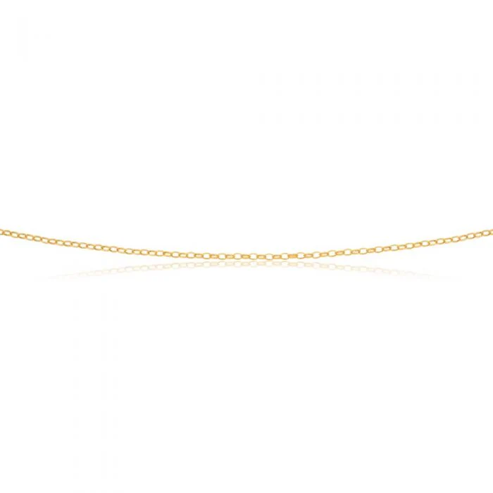 9ct Yellow Solid Gold Enticing Belcher Chain - Image 2