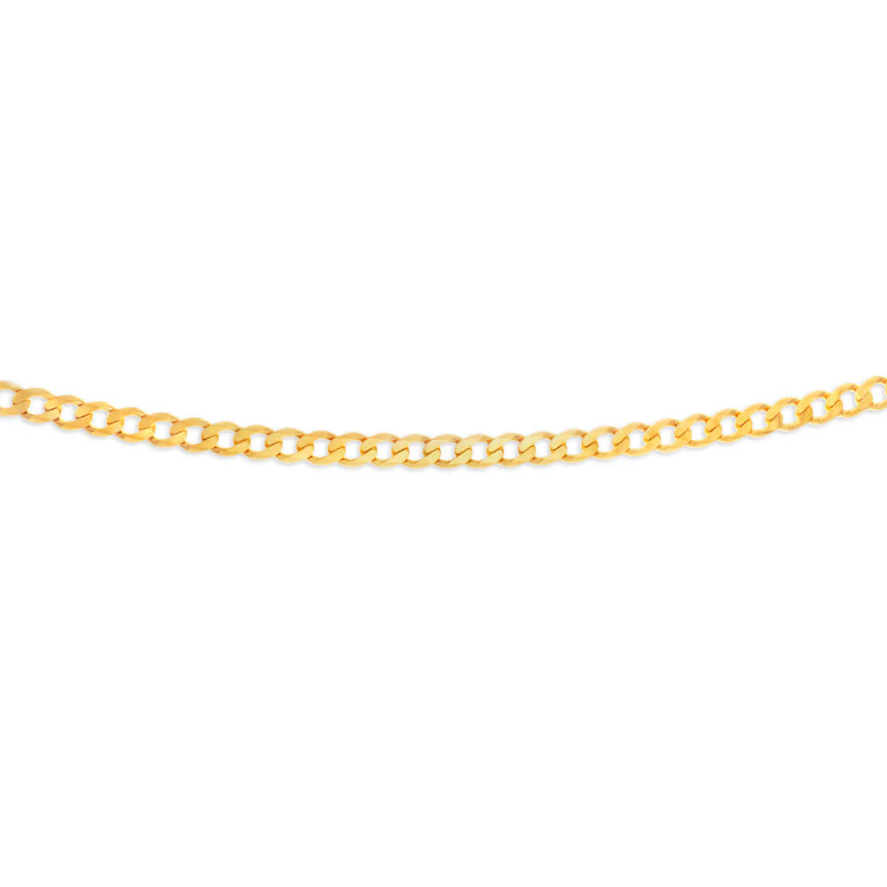 9ct Yellow Solid Gold "Noah" Curb Chain - Image 2
