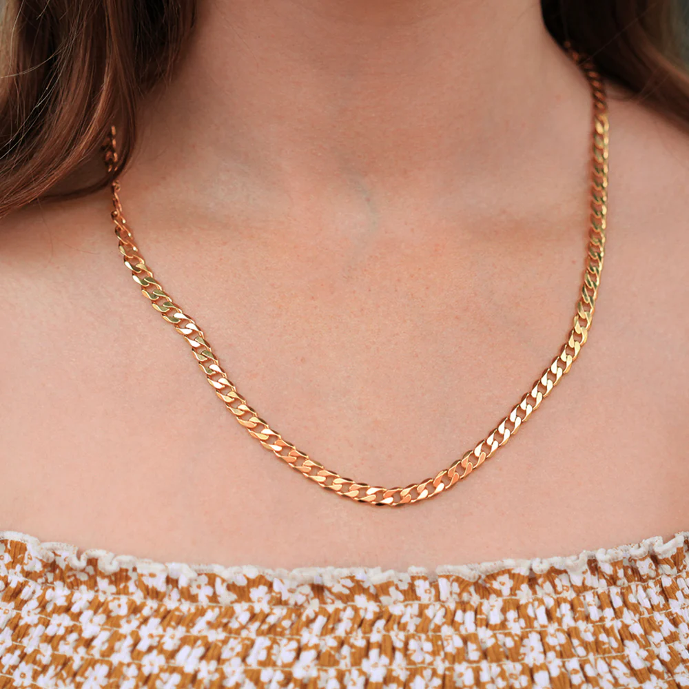 9ct Yellow Solid Gold "Noah" Curb Chain - Image 4