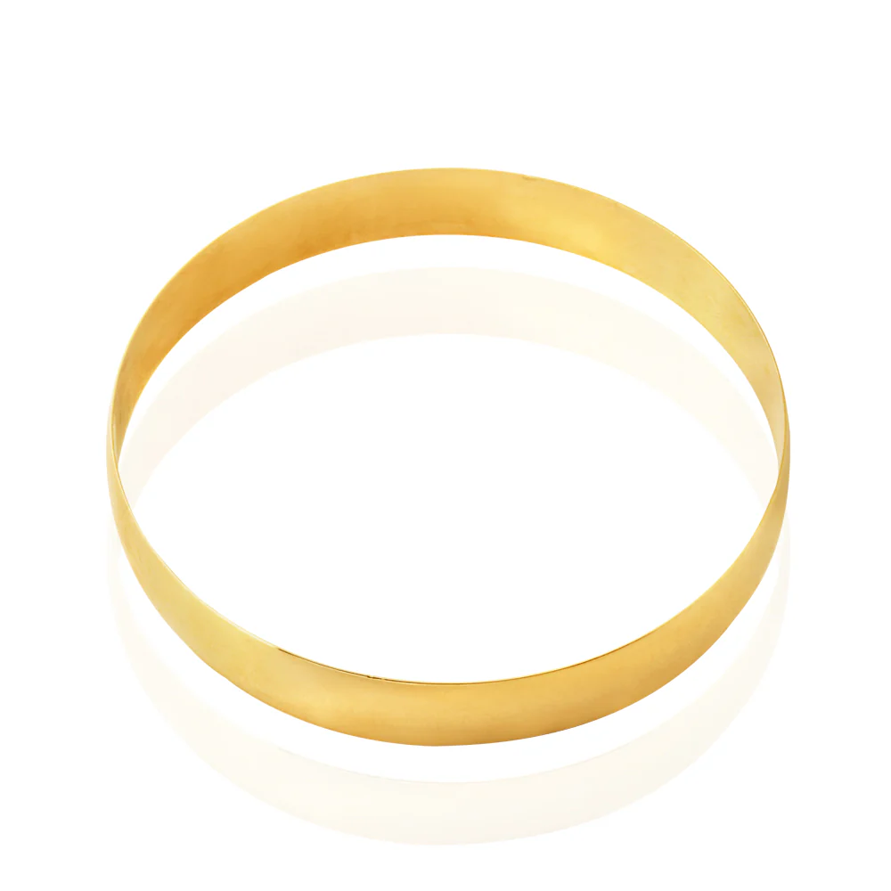 9mm Basic Bangle in 9ct Yellow Gold - Image 2