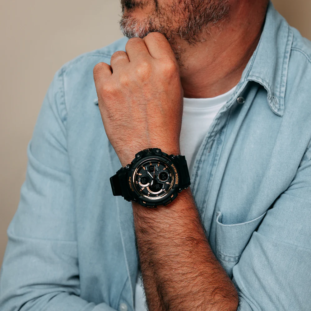 Active Pro 1708 Digital Rose Gold Sports Watch - Image 3