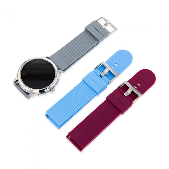 Active Pro Call+ Connect Smart Watch Box Set with 3 Band Options Silver - Image 7