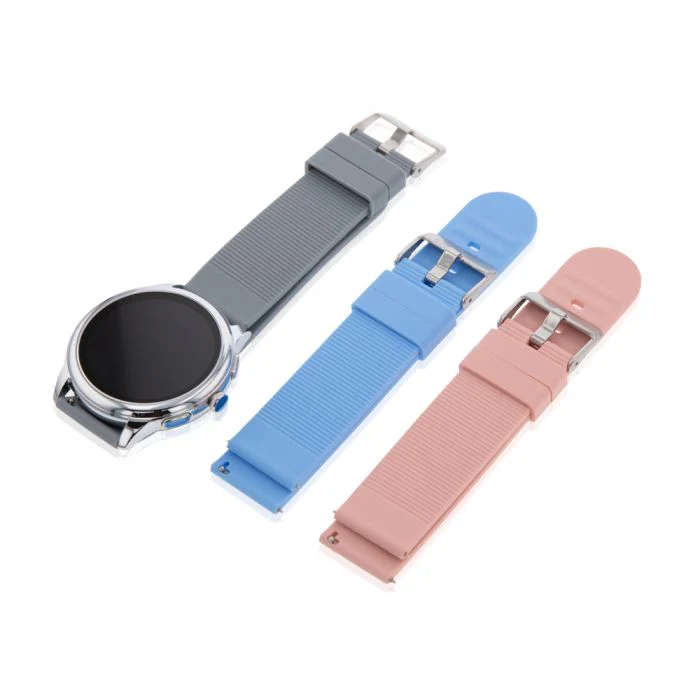 Active Pro Call+ Connect Smart Watch Box Set with 3 Band Options Silver - Image 4
