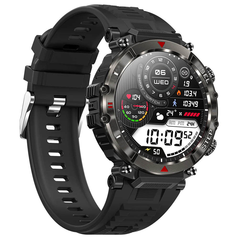 Active Pro Call+ XL Connect Smart Watch with 3 Band Options Black - Image 5