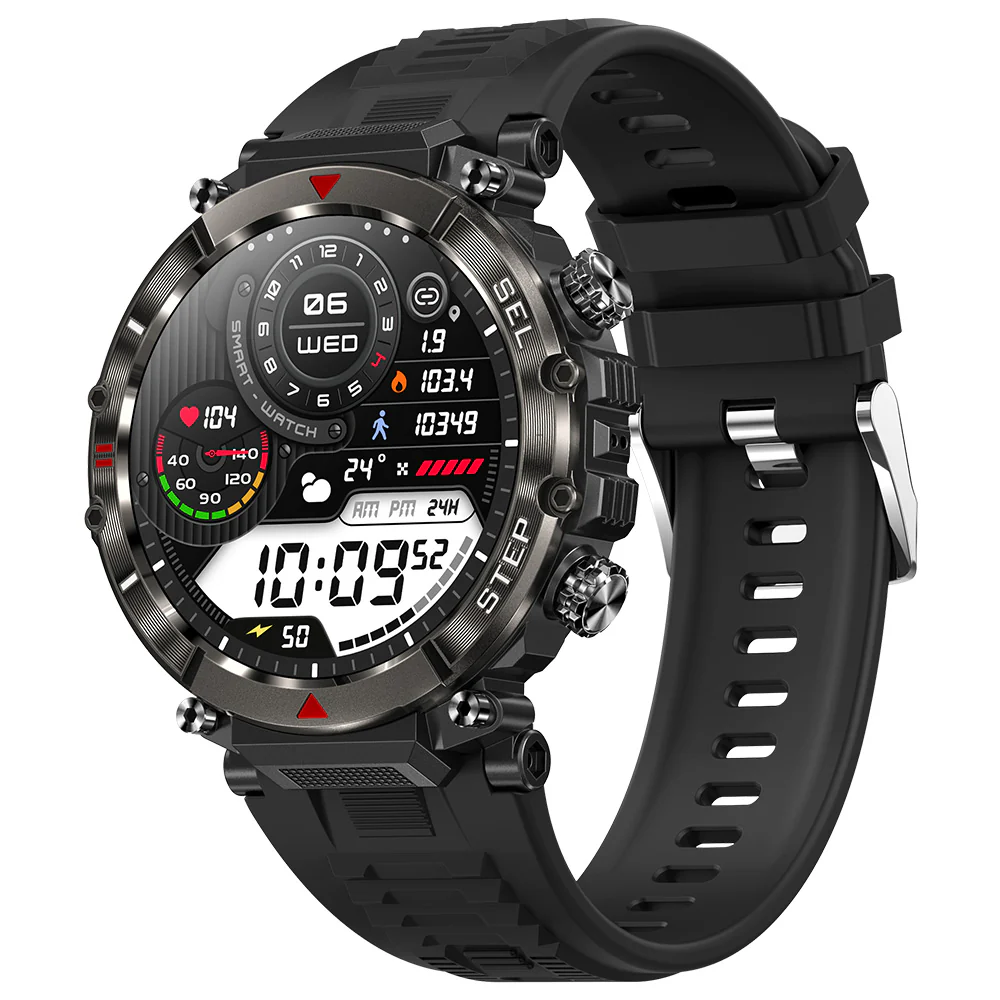 Active Pro Call+ XL Connect Smart Watch with 3 Band Options Black - Image 6