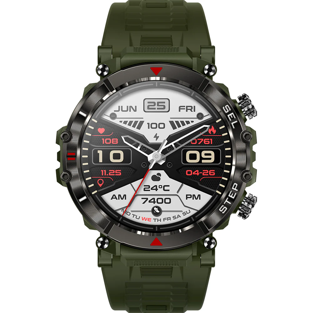 Active Pro Call+ XL Connect Smart Watch with 3 Band Options Grey - Image 3