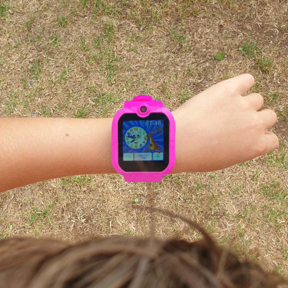 Active Pro Little Einstein Talking Time Teacher Kids Pink Smart Watch - Image 4
