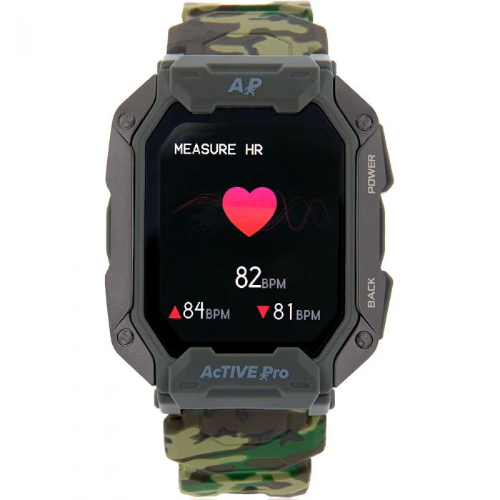 Active Pro Smart Watch Army Green Edition - Image 3