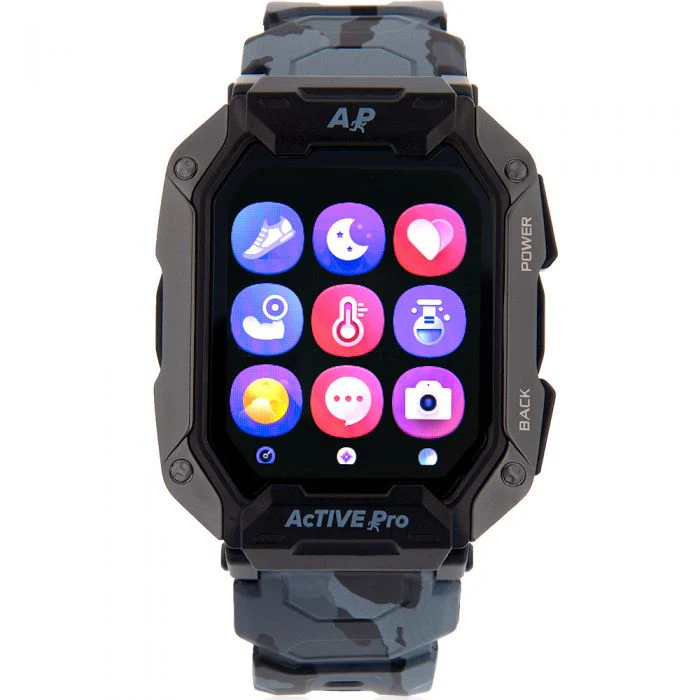 Active Pro Smart Watch Army Grey Edition - Image 2