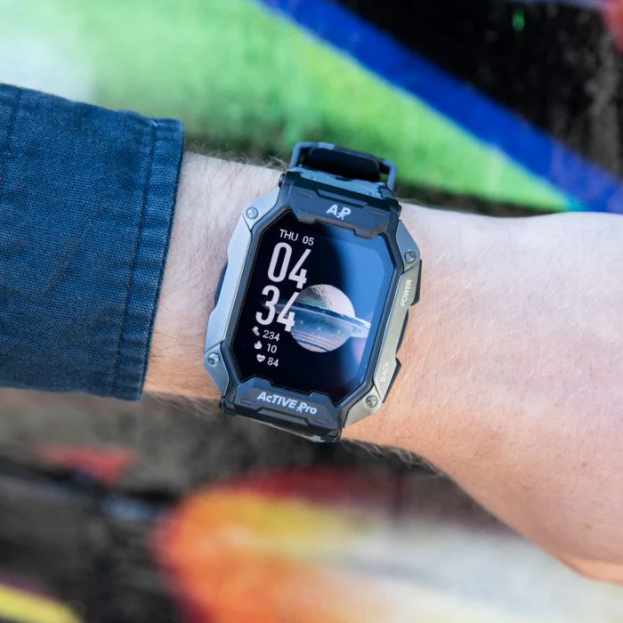 Active Pro Smart Watch Army Grey Edition - Image 6