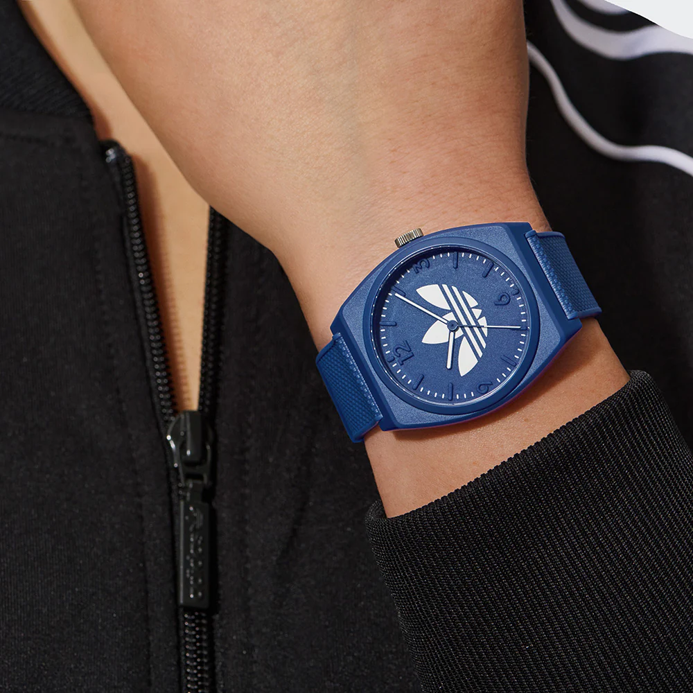 Adidas AOST23049 Project Two Blue Resin Mens Watch - Image 5